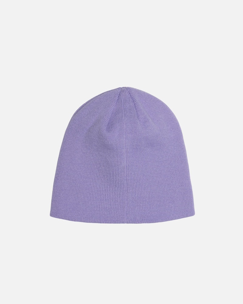 Purple Stüssy Skullcap Basic Beanie | USA IQNCFG890