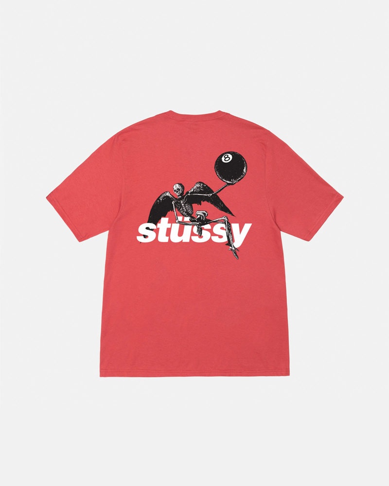 Red Stüssy Apocalypse T-Shirts | USA EMOCXP720