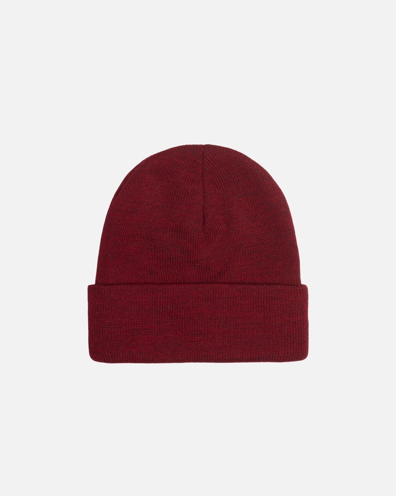 Red Stüssy Cuff Stock Beanie | USA YUXNTQ839