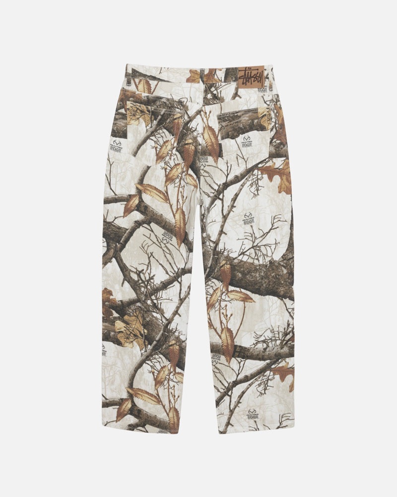 White Stüssy Big OL' Jean Realtree Edge Jeans | USA HIFGVJ310