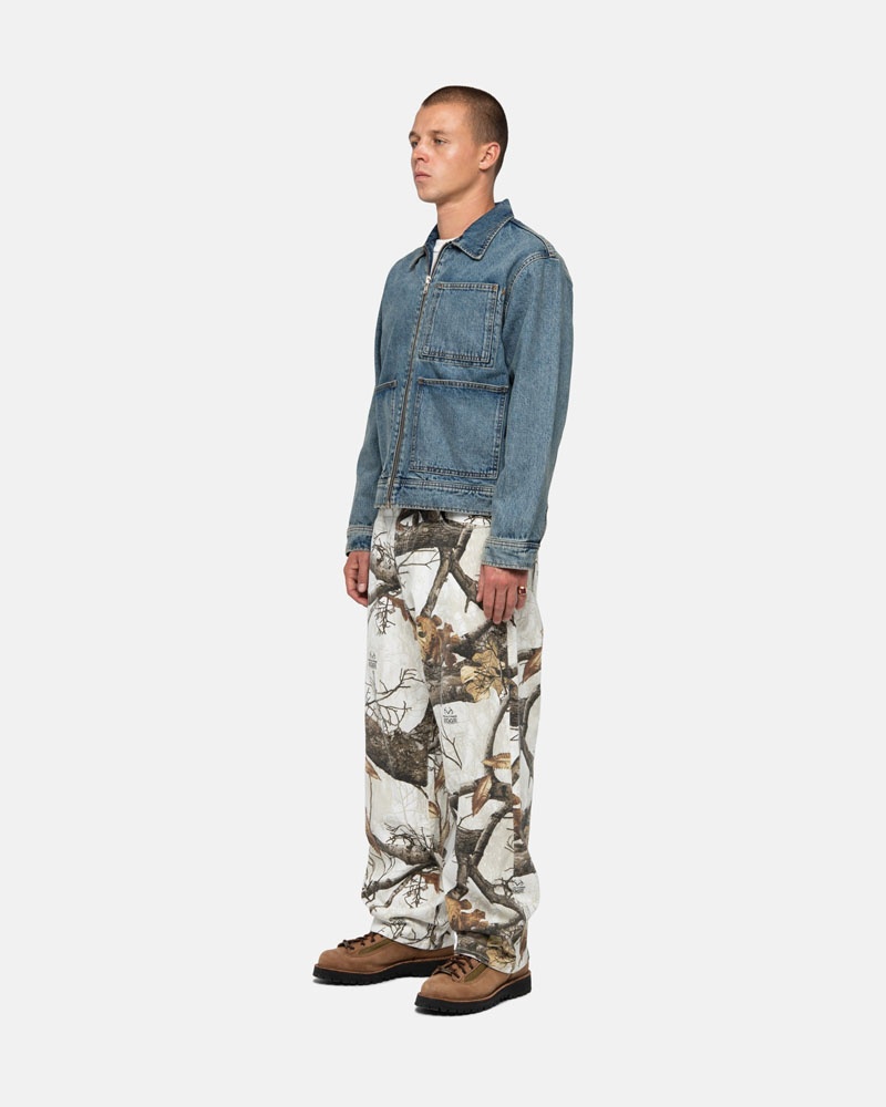 White Stüssy Big OL' Jean Realtree Edge Jeans | USA HIFGVJ310