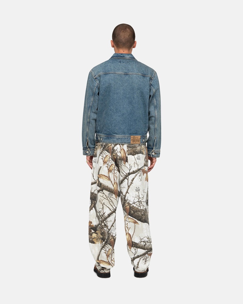 White Stüssy Big OL' Jean Realtree Edge Jeans | USA HIFGVJ310