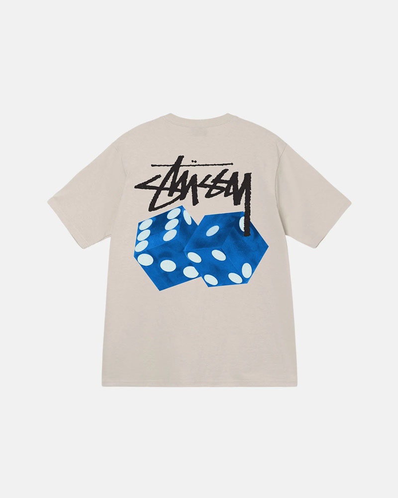 White Stüssy Diced Out Off T-Shirts | USA YEKVJI479