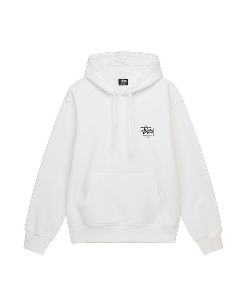 White Stüssy Dragon Hoodie | USA JDBWVH208