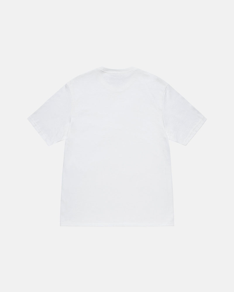 White Stüssy Lucha T-Shirts | USA YQPTLH457