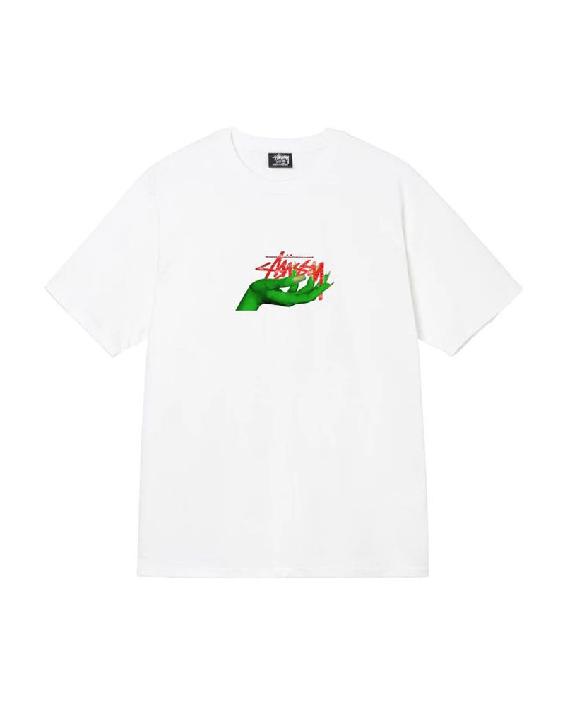 White Stüssy OZ T-Shirts | USA QVNAOM720