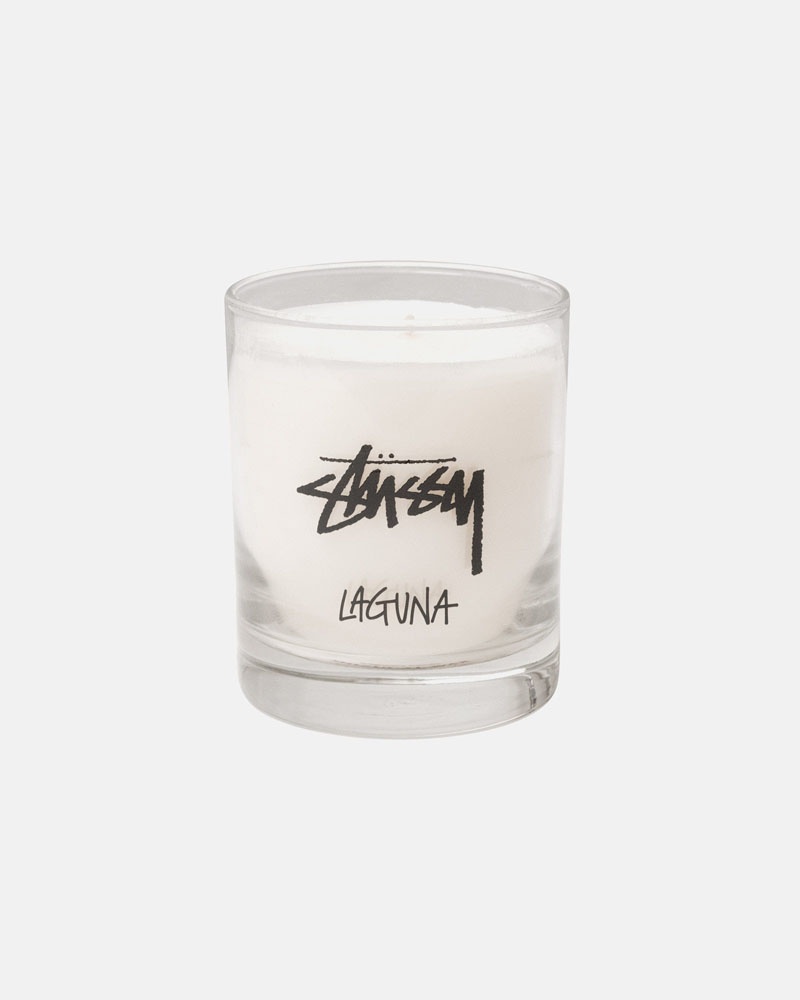 White Stüssy Scented Candle Other Accessories | USA KASUGY875