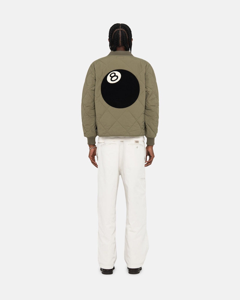 White Stüssy Workgear Trouser Twill Pants | USA GHOEAR158