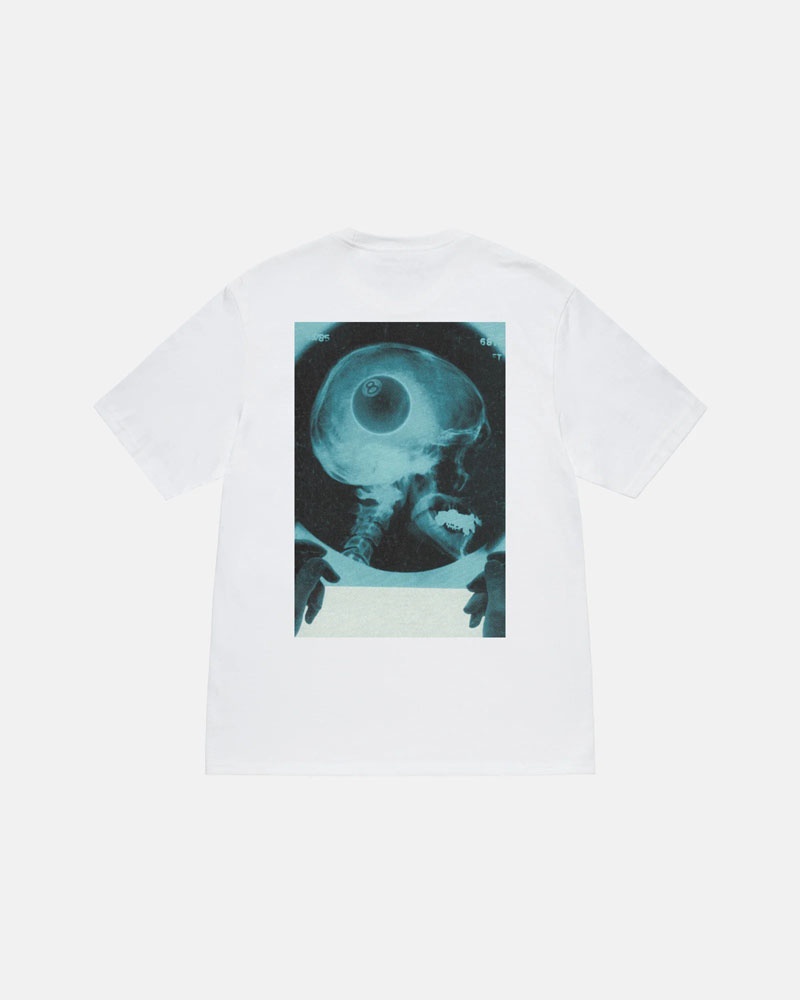 White Stüssy X-Ray T-Shirts | USA CMETIQ810