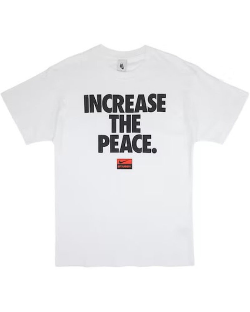 White Stüssy X NK Increase The Peace T-Shirts | USA LBJRKC293