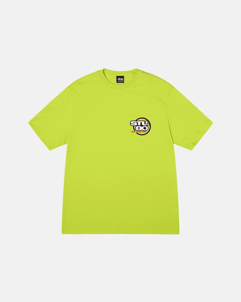 Yellow Stüssy Hot 80 T-Shirts | USA IZOQKX164