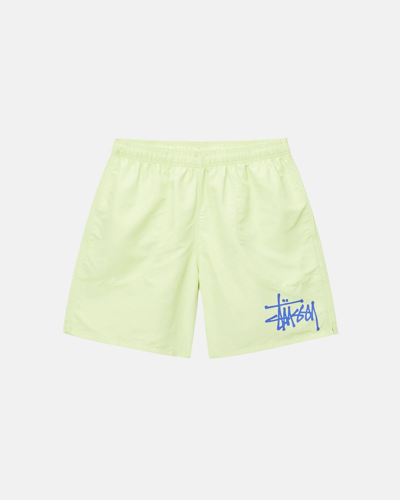 Yellow Stüssy Water Short Big Basic Shorts | USA GDMQAB093